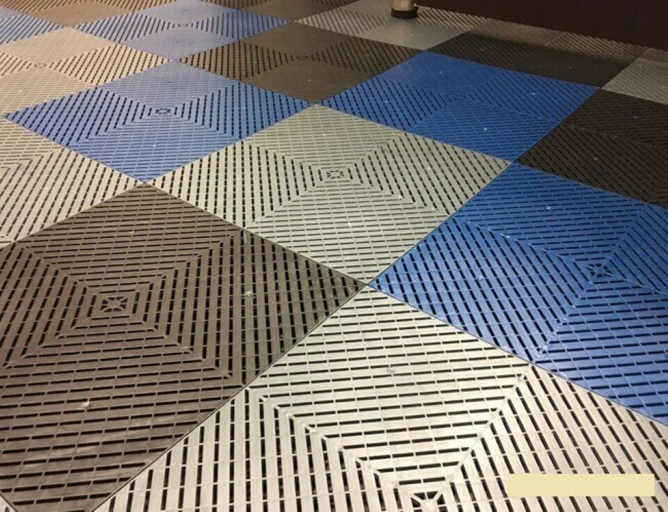 SmoothFlex Pro floor garage design slate grey white blue flexspec