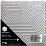 3DFlex Pro floor tile (Arctic White) Flexspec