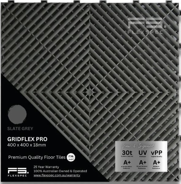 Gridflex-Pro-single-tile-Slate-Grey-Flexspec-2