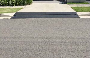 Custom driveway access ramps - Installed pic 1