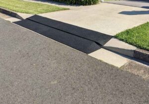 Custom driveway access ramps - Installed pic 3