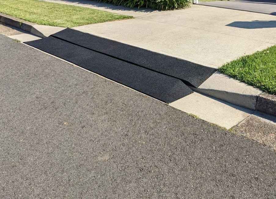 Custom driveway access ramps - Installed pic 3