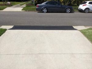 Custom driveway access ramps - Installed pic 4