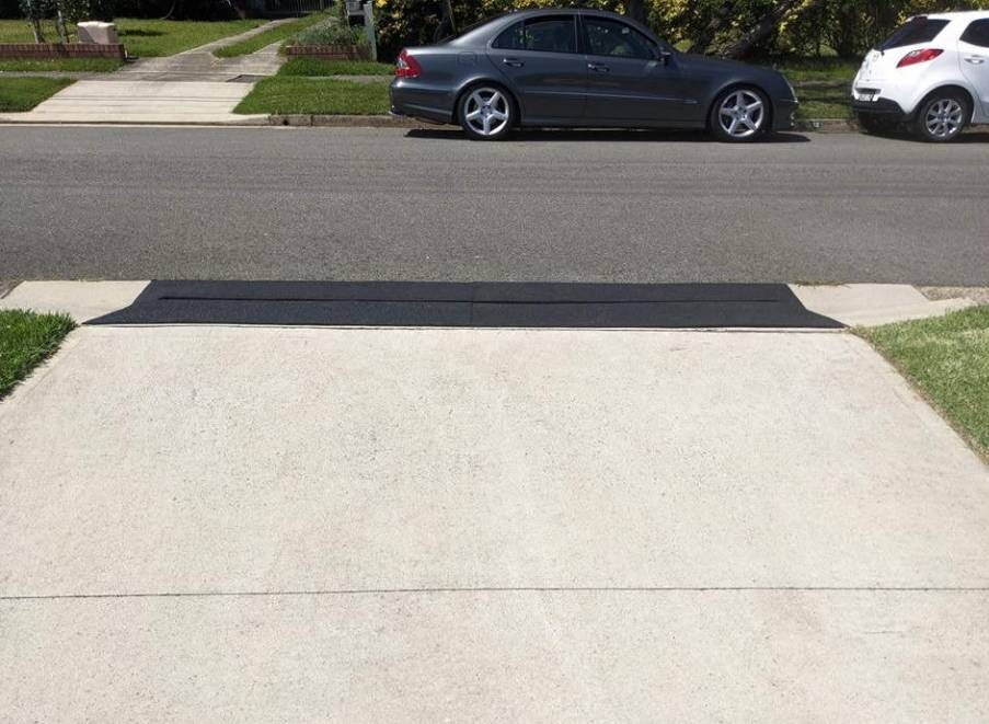 Custom driveway access ramps - Installed pic 4