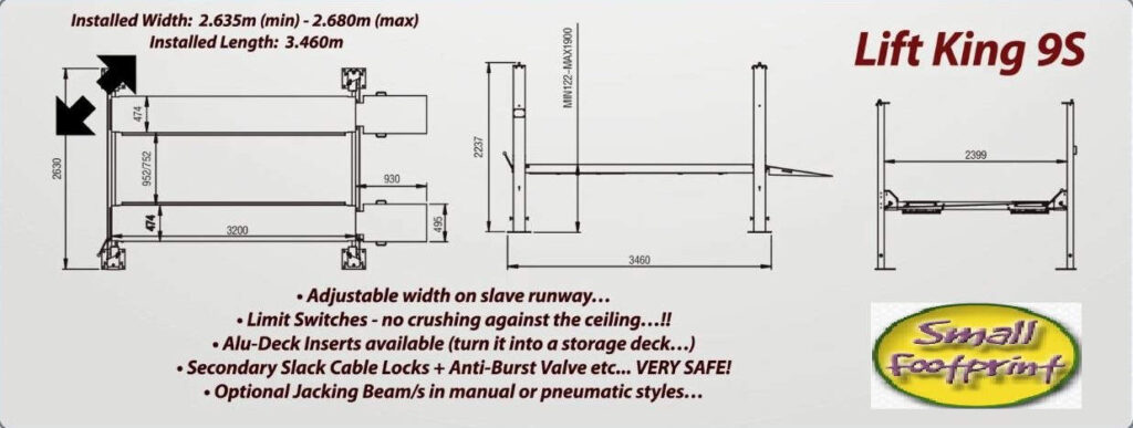 Lift King 9S Parking Lift Hoist pic 2