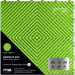 Gridflex Pro floor tile (Lime Green) Flexspec pic 1