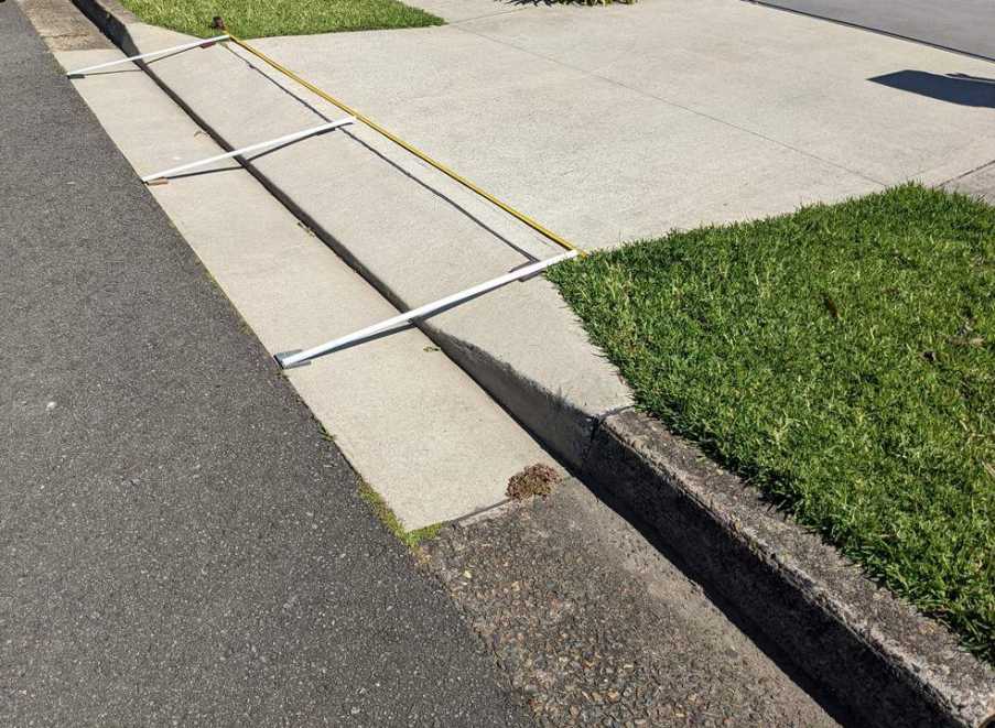 Custom driveway access ramps - Measure pic 3