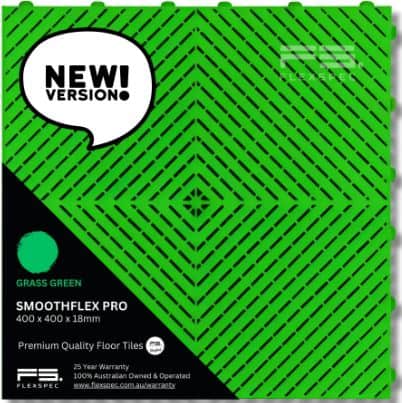 SmoothFlex Pro floor tile (Grass Green) Flexspec