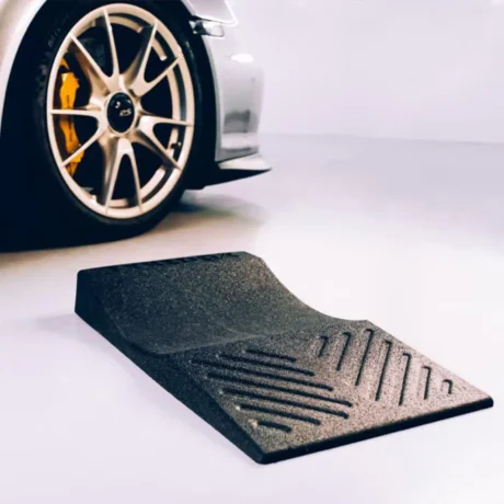 TyreDox tyre flat spot cushion on ground