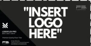 Logoflex Pro Insert Logo Here 1 - 800x400x18mm flexspec