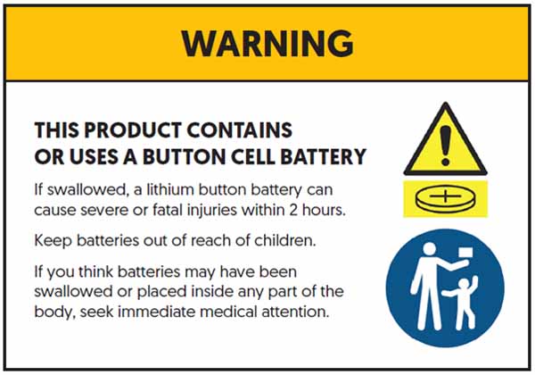 Bigboi BlowR Pro+ battery warning label