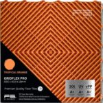 Gridflex Pro floor tile (Tropical Orange) Flexspec pic 1