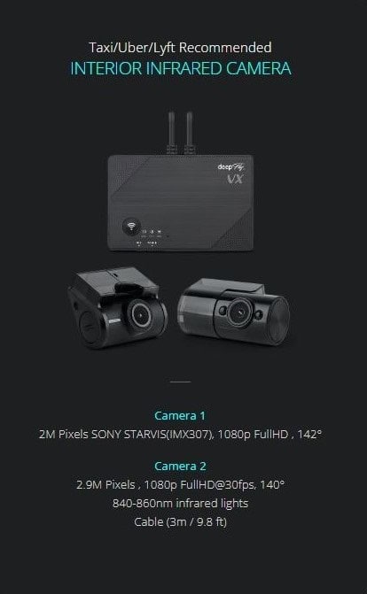 DeepFly VX Infrared dashcam