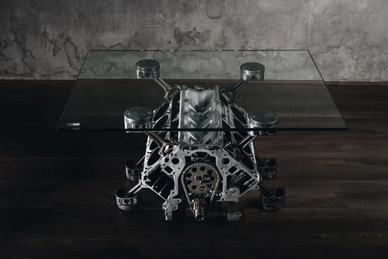 Standard V8 Coffee Table - pic 2 Grimm Industries - automotive furnishings