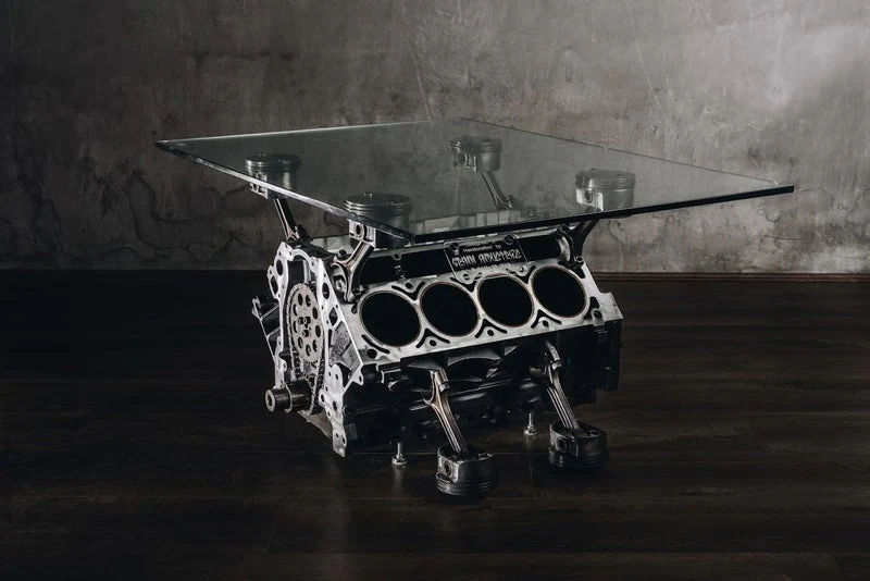 Standard V8 Coffee Table - pic 3 Grimm Industries - automotive furnishings