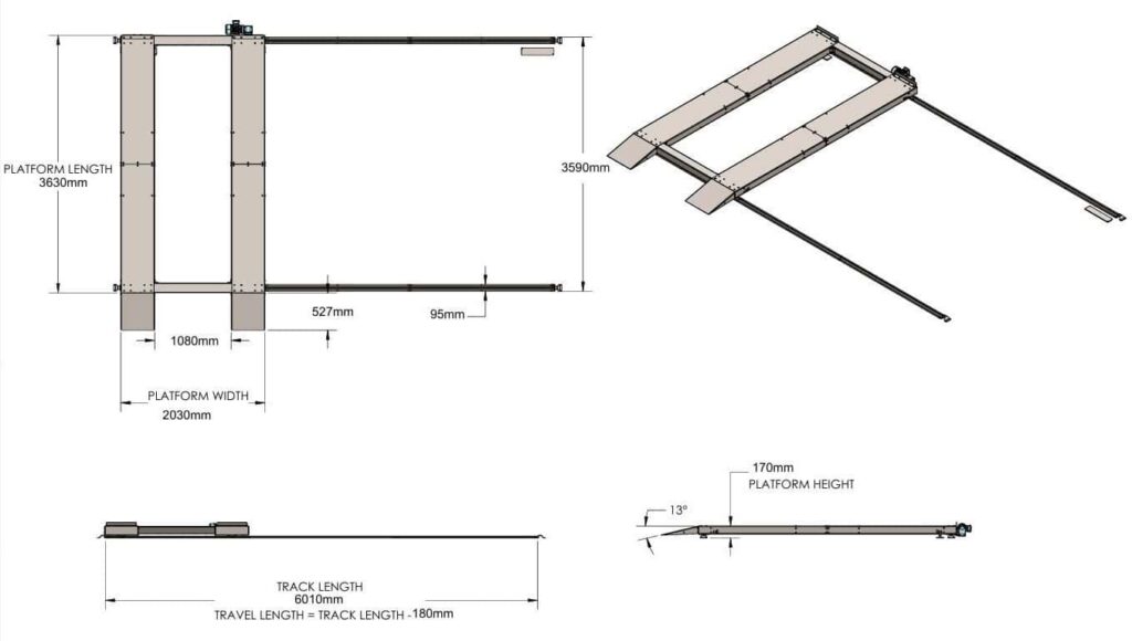 Car Parking Slider Platform specs