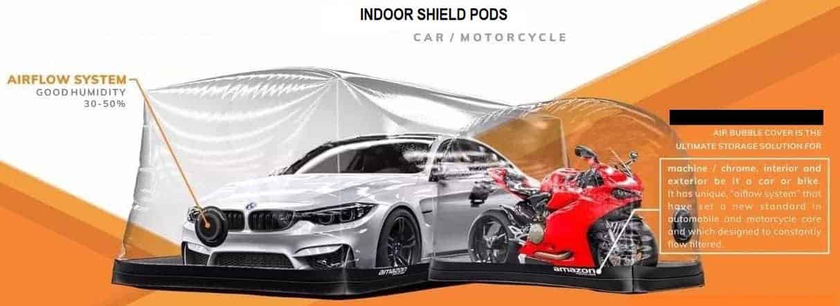Car Bubble Capsule Shield Pod - Car and Motorbike main page