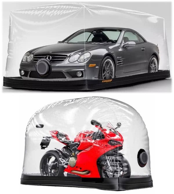 Car Bubble Capsule Shield Pod - Intro Page - Car and Bike 1