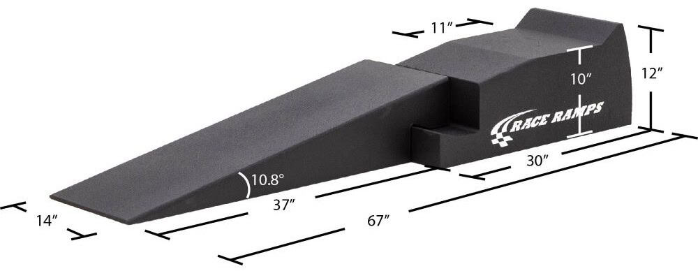 Race Ramps RR-67-2 Garage Service Ramps dims