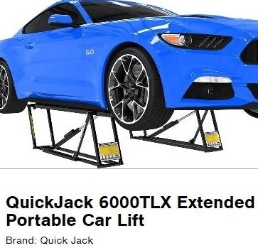 QuickJack 6000TLX Extended Portable Car Lift