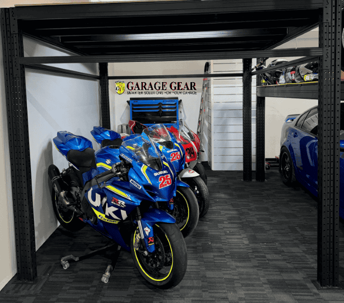 Over-Car Mezzanine Storage Platform - Installation Assembly