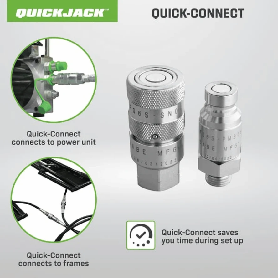 QuickJack 6000elx-portable car lift quick-connect-fittings