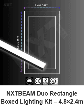 NXTBEAM - Boxed Lighting Duo Rectangle