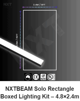 NXTBEAM - Boxed Lighting Solo Rectangle