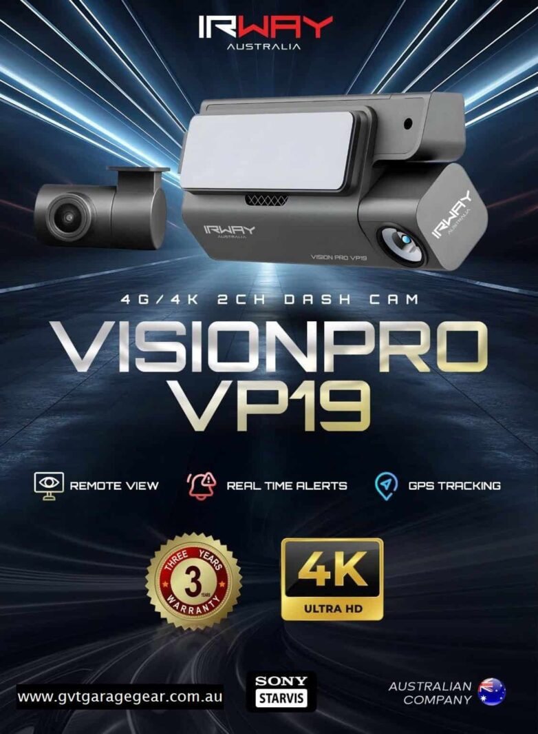 IRWAY Vision-Pro VP19 - 2 channel dashcam