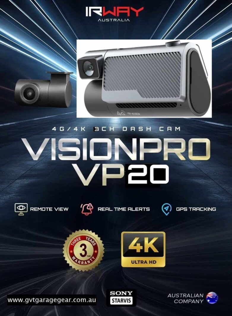 IRWAY Vision-Pro VP20 - 3 channel dashcam